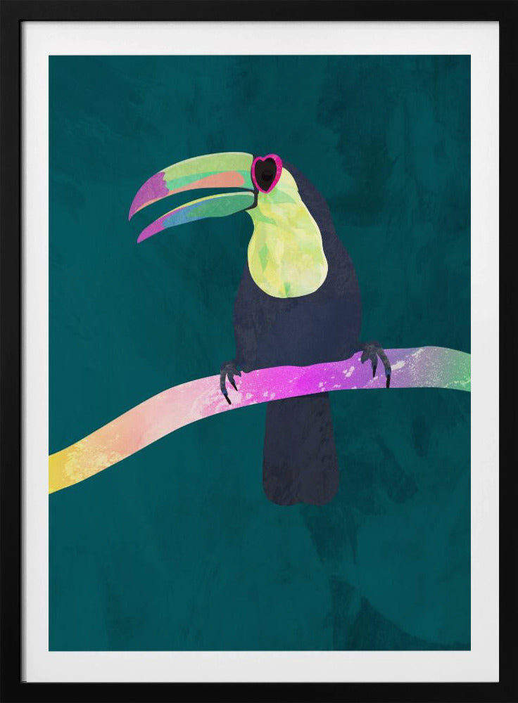 Rainbow toucan | Poster