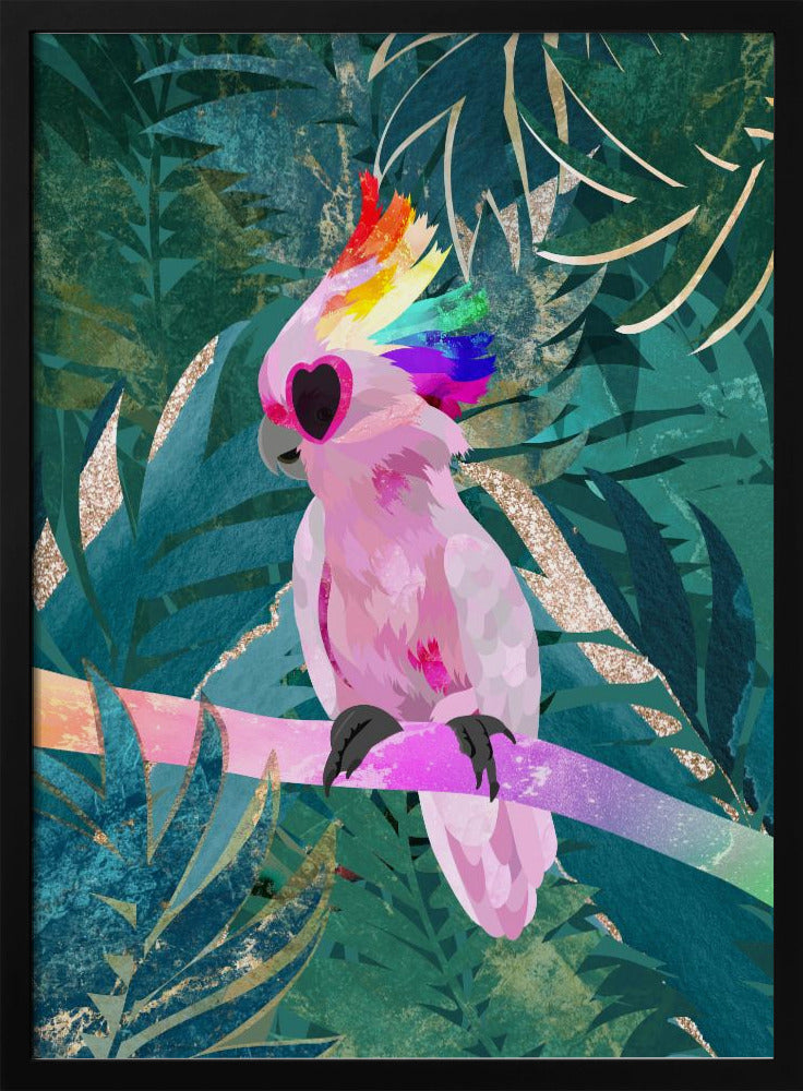Jungle Rainbow Cockatoo | Poster