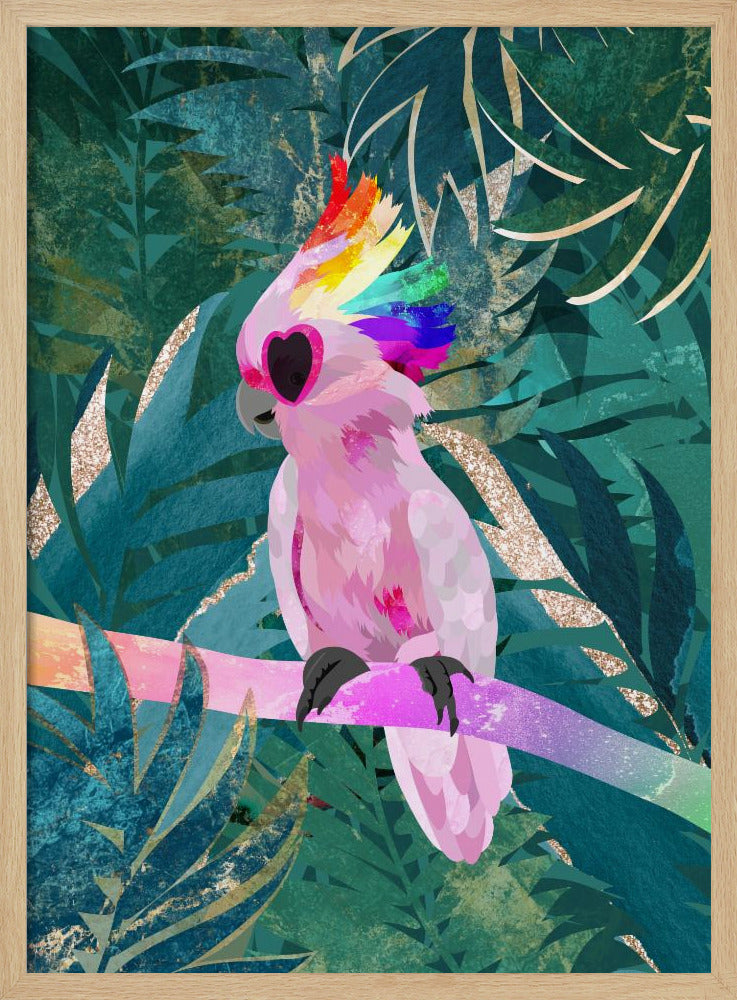 Jungle Rainbow Cockatoo | Poster