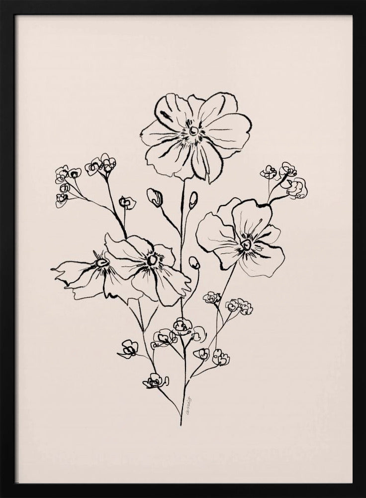 Wild Roses Bouquet | Poster