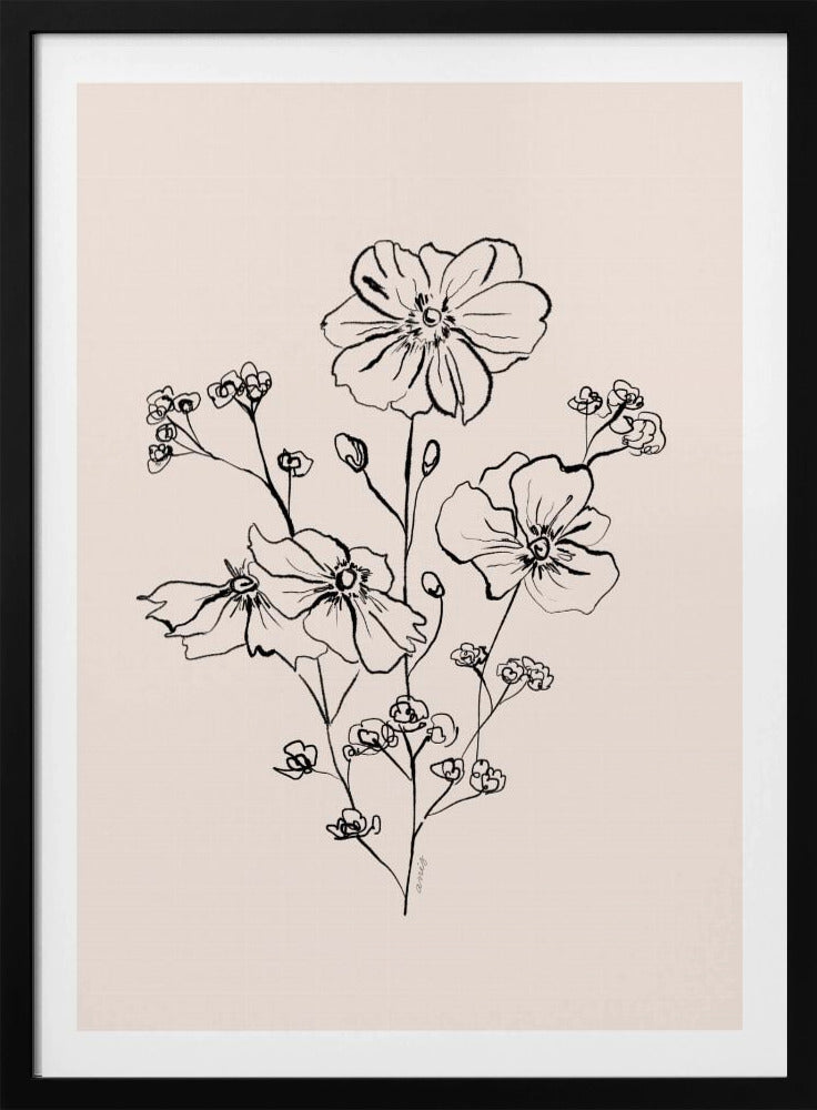 Wild Roses Bouquet | Poster