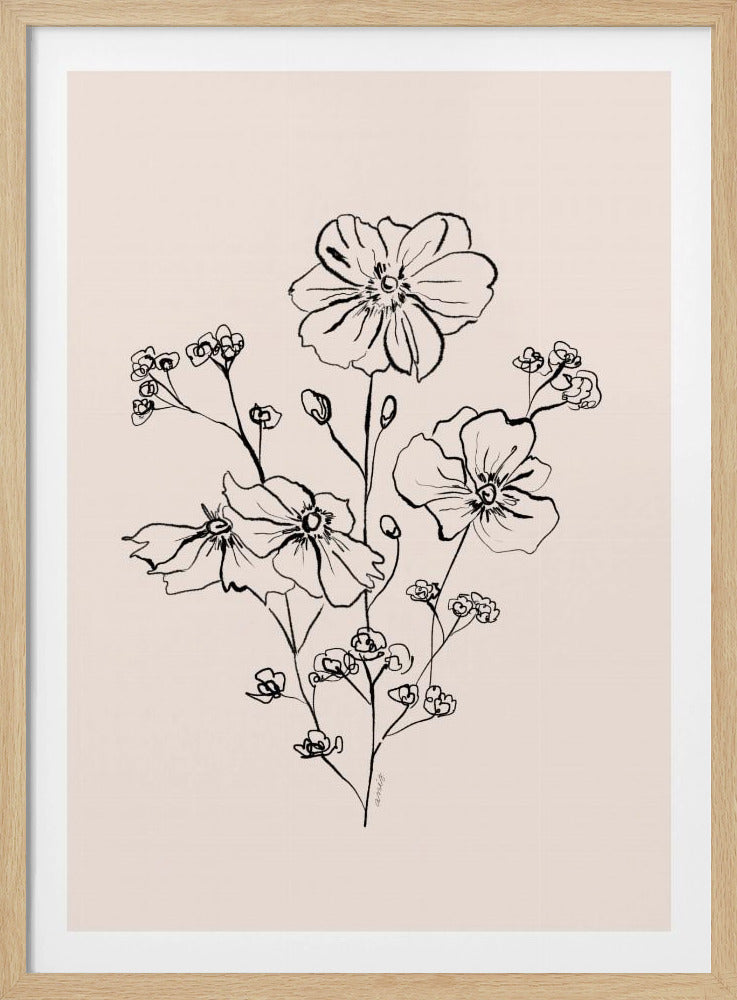 Wild Roses Bouquet | Poster