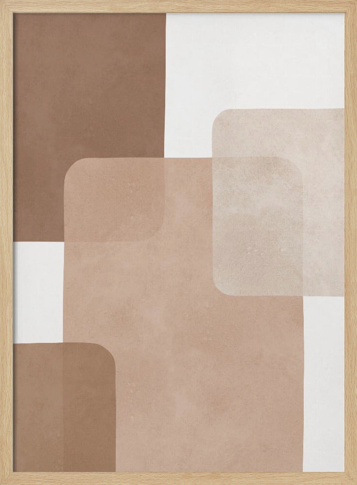 Boho watercolor strokes 3 | Poster