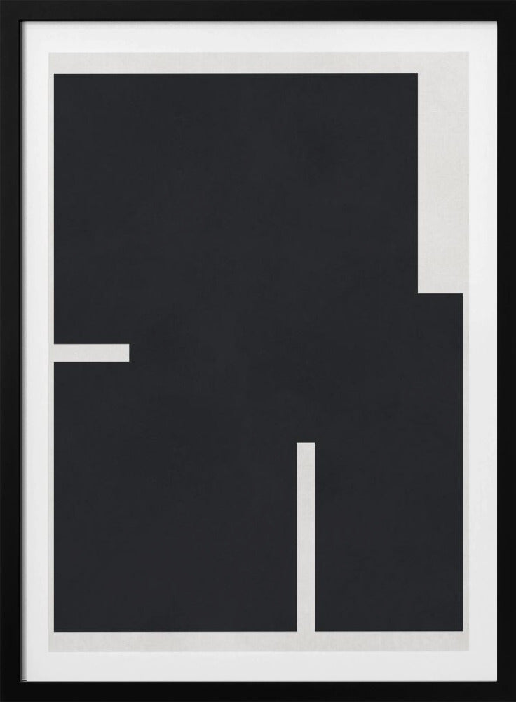 Black and white geometry 4 | Poster