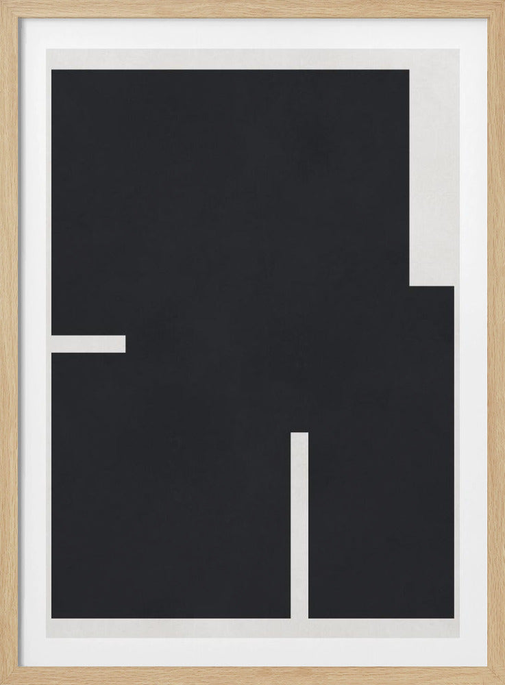 Black and white geometry 4 | Poster