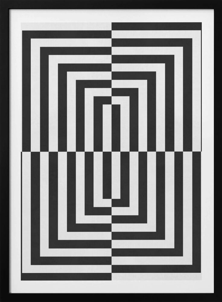 Black and white lines | Poster