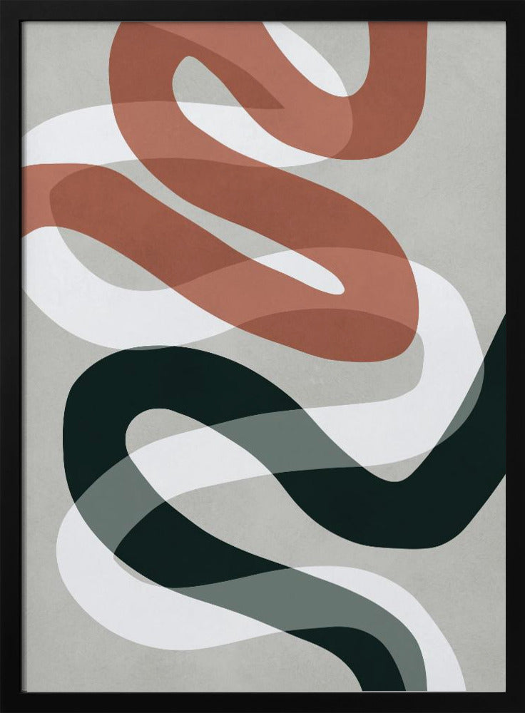 Expressionist curves 1 | Poster