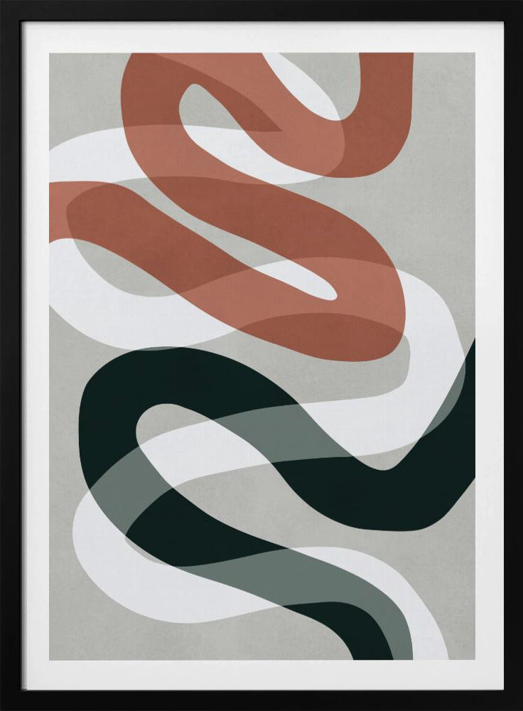 Expressionist curves 1 | Poster