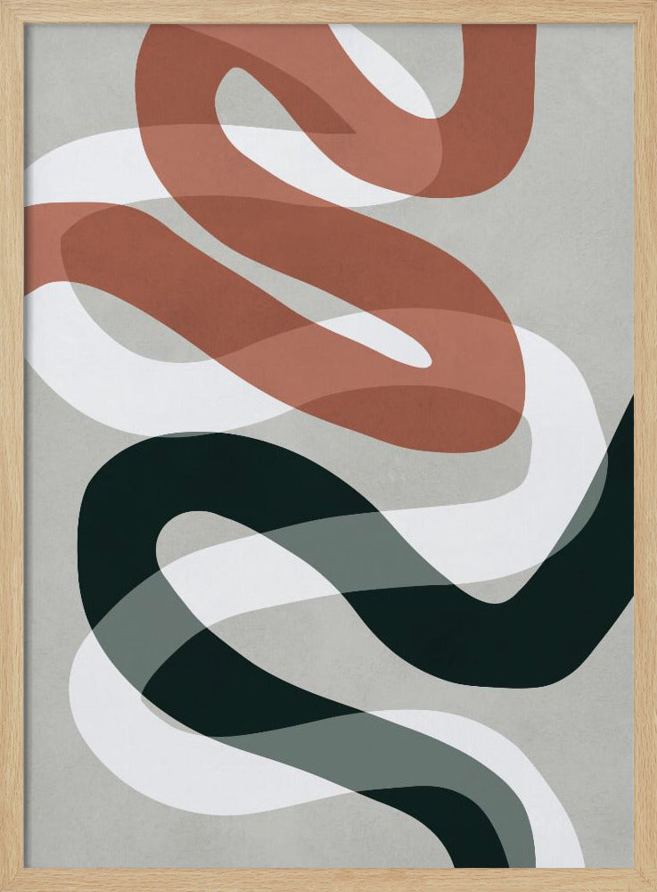 Expressionist curves 1 | Poster