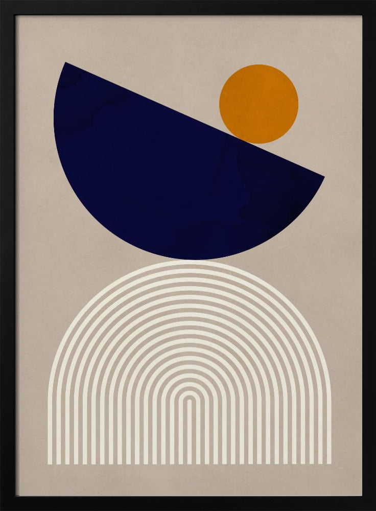 Lines and semicircles 2 | Poster