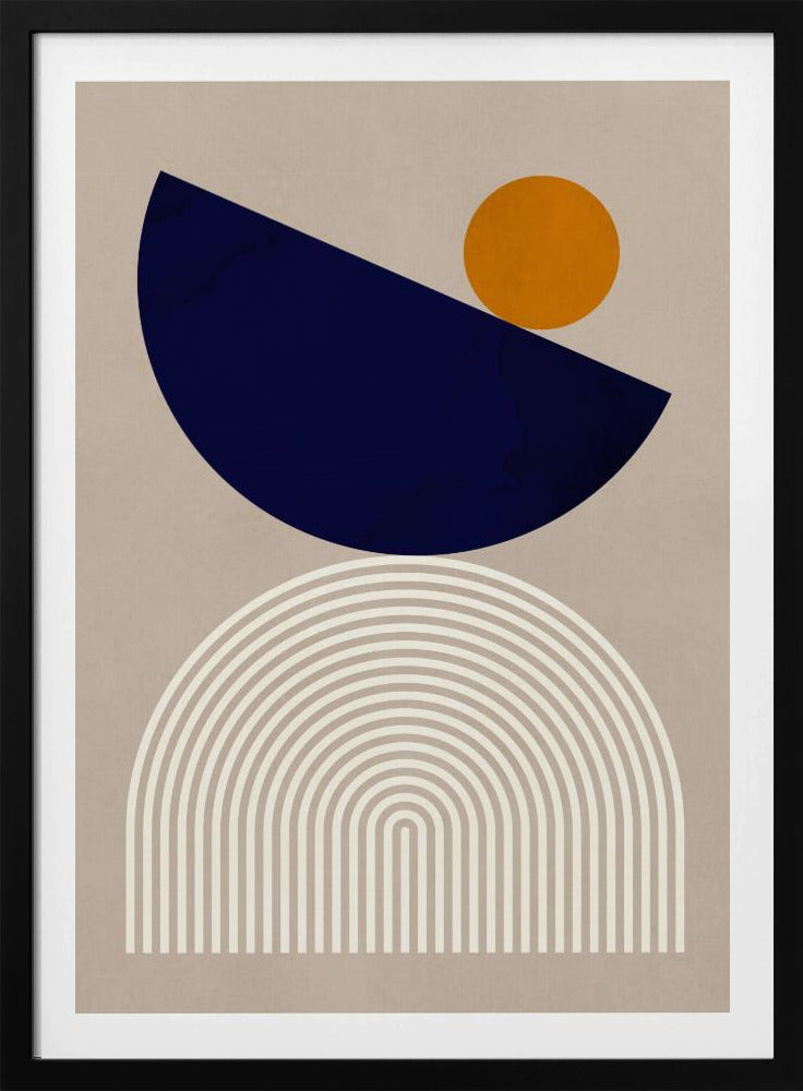 Lines and semicircles 2 | Poster