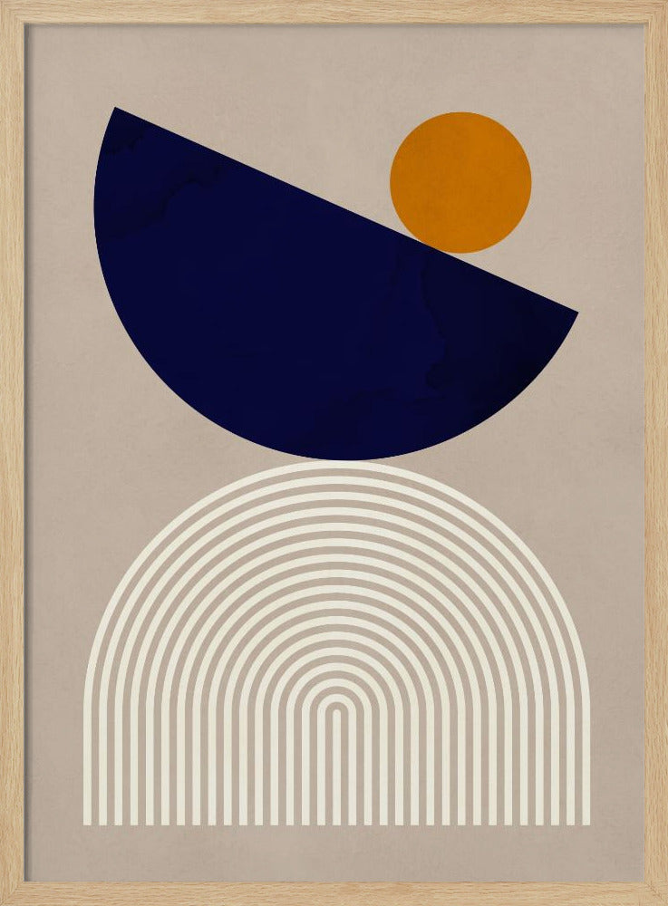 Lines and semicircles 2 | Poster