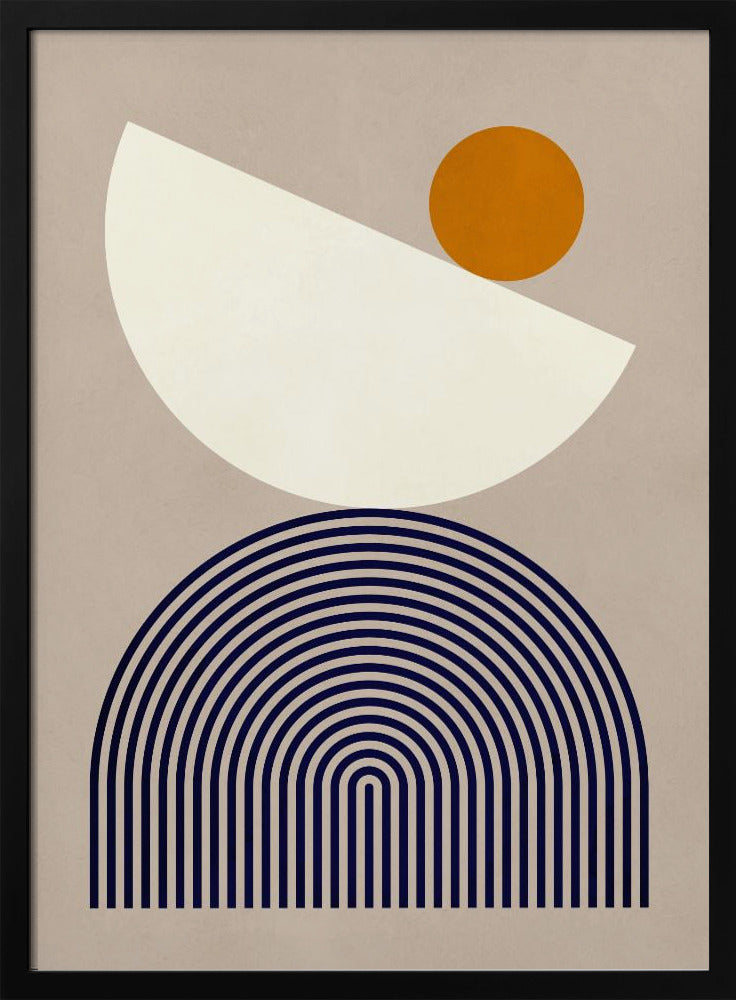 Lines and semicircles 1 | Poster