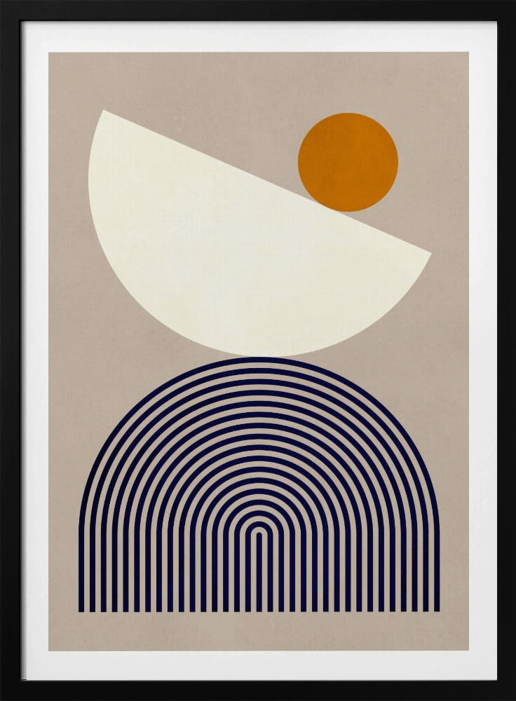 Lines and semicircles 1 | Poster