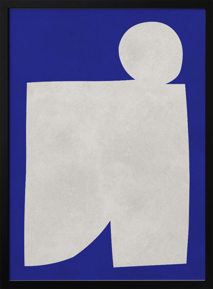 Blue and white art 2 | Poster