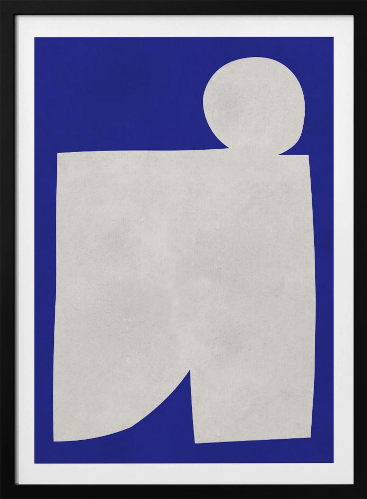 Blue and white art 2 | Poster