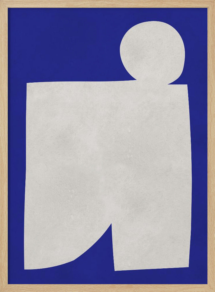 Blue and white art 2 | Poster