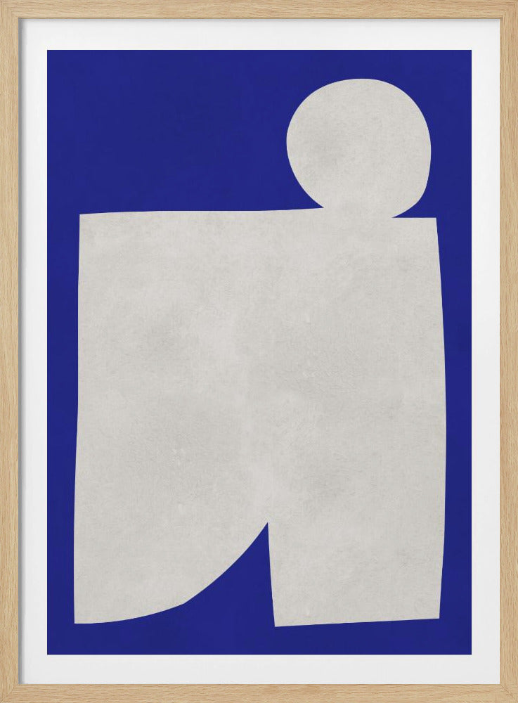 Blue and white art 2 | Poster