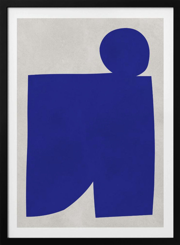 Blue and white art 1 | Poster