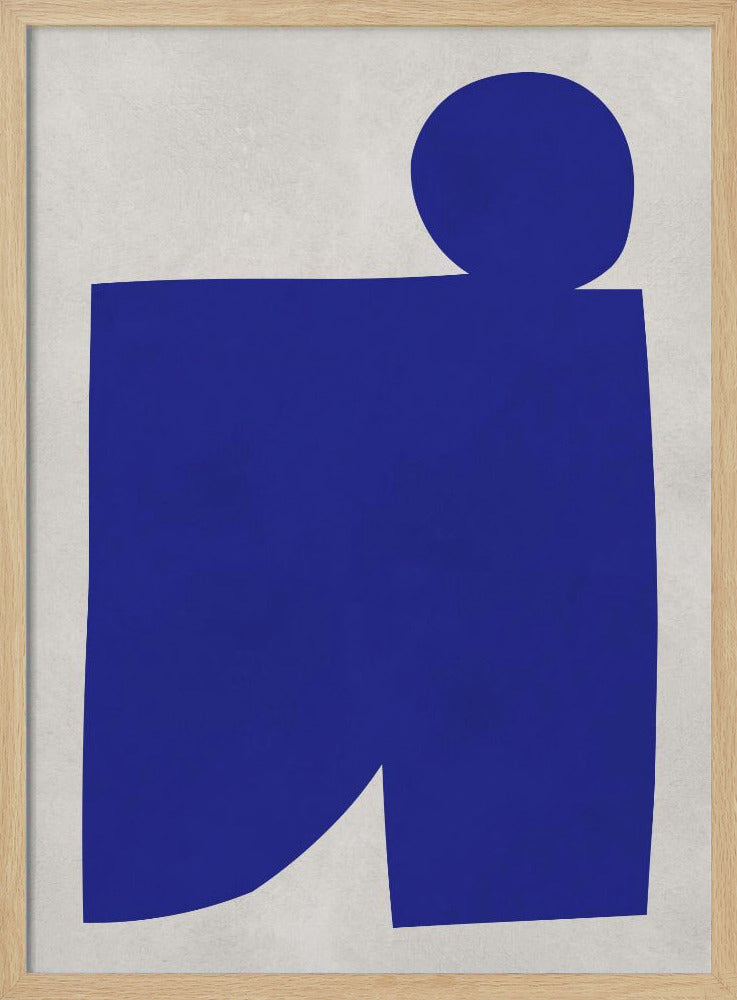 Blue and white art 1 | Poster