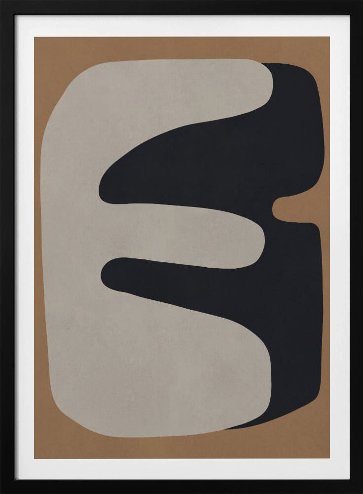 Brown and black art 3 | Poster