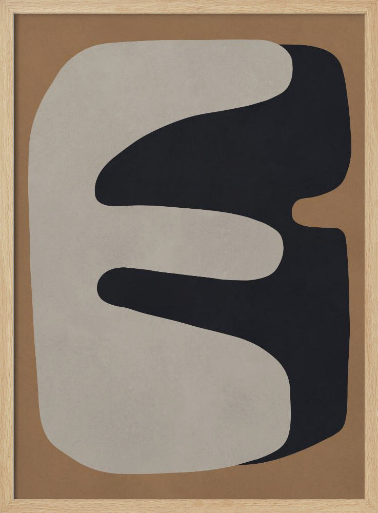 Brown and black art 3 | Poster