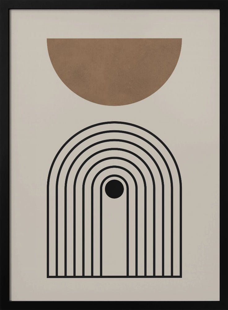Composition lines and circles 5 | Poster