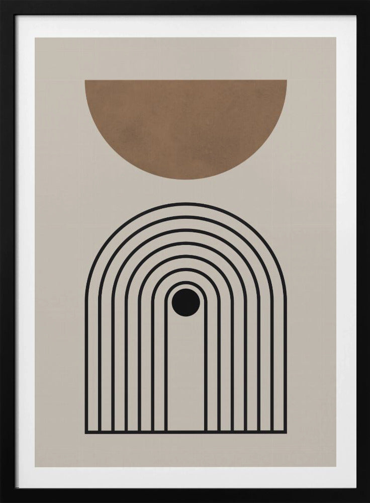 Composition lines and circles 5 | Poster