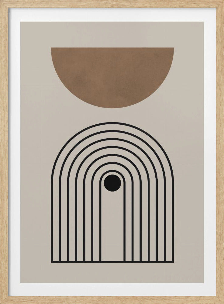 Composition lines and circles 5 | Poster