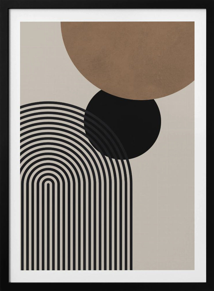 Composition lines and circles 4 | Poster