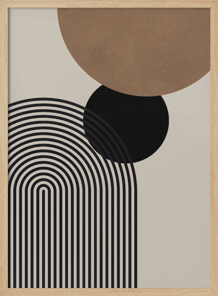 Composition lines and circles 4 | Poster