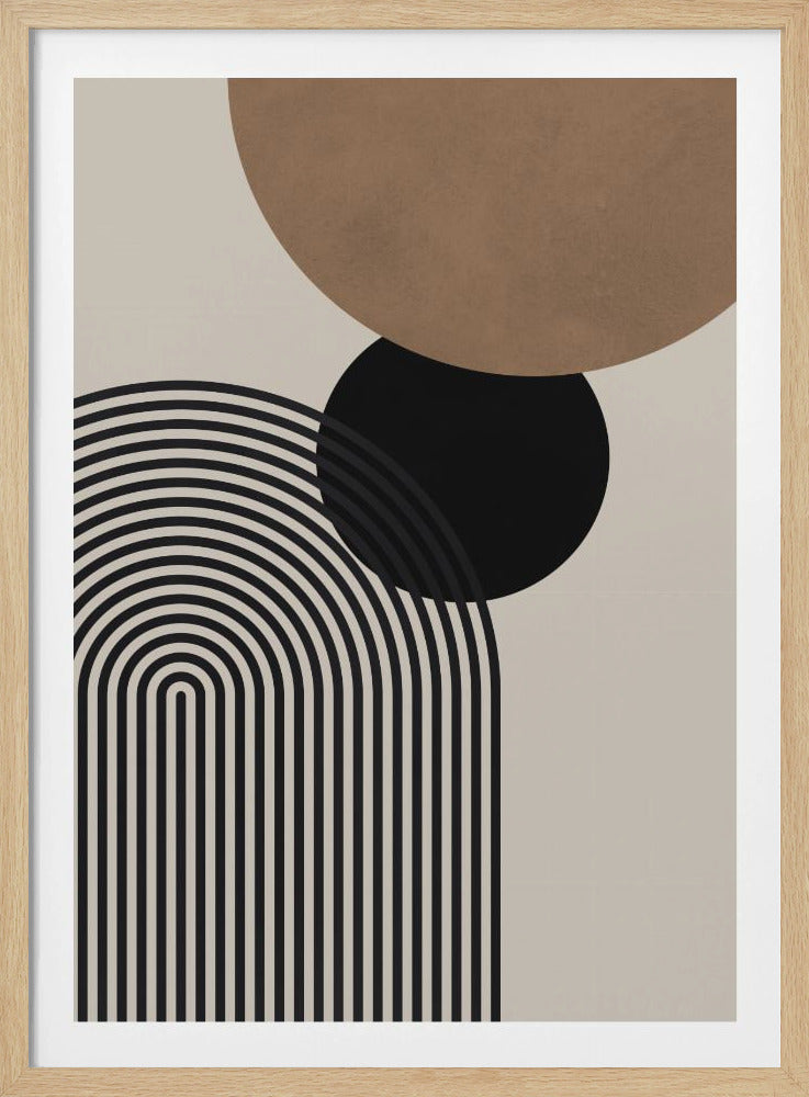 Composition lines and circles 4 | Poster