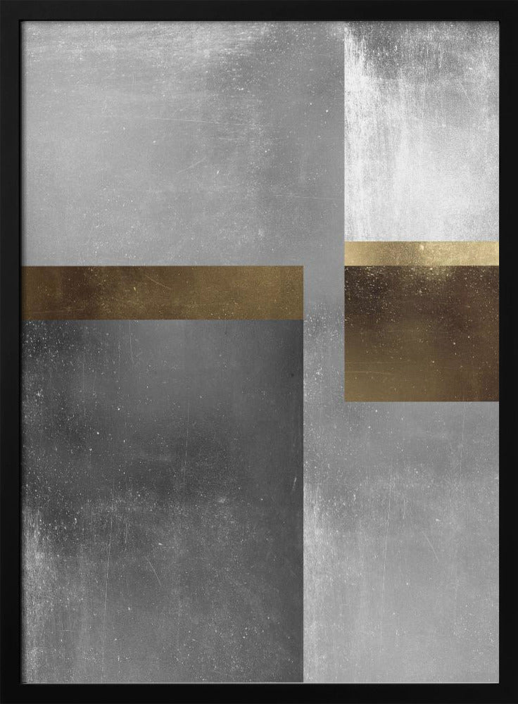 Gold and silver textures 6 | Poster