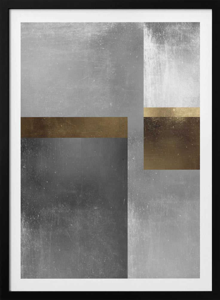 Gold and silver textures 6 | Poster