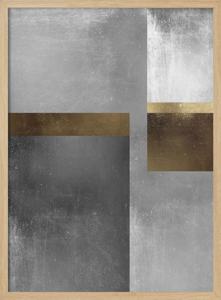 Gold and silver textures 6 | Poster