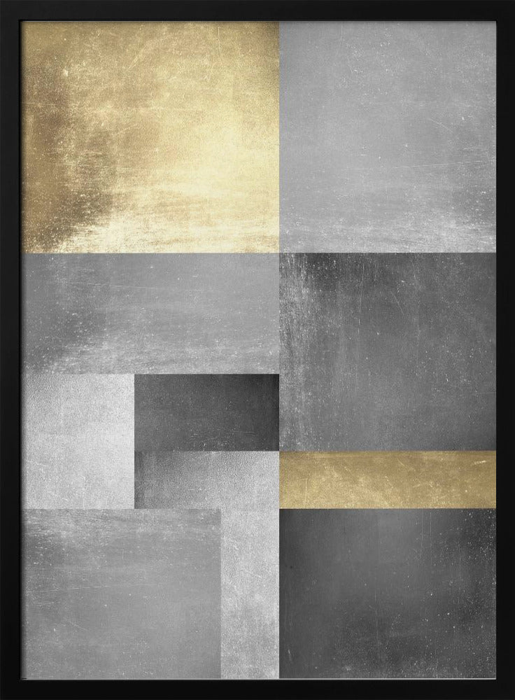 Gold and silver textures 5 | Poster