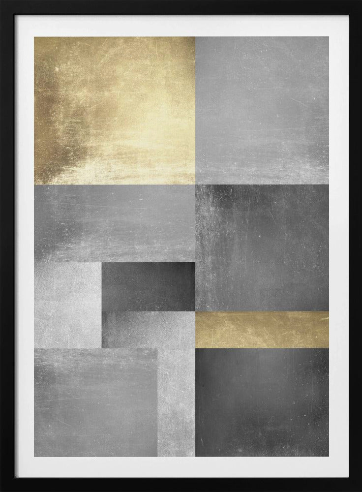 Gold and silver textures 5 | Poster