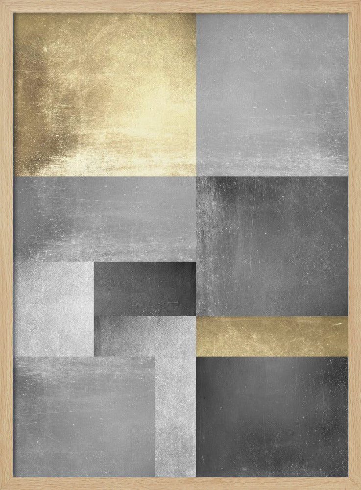 Gold and silver textures 5 | Poster