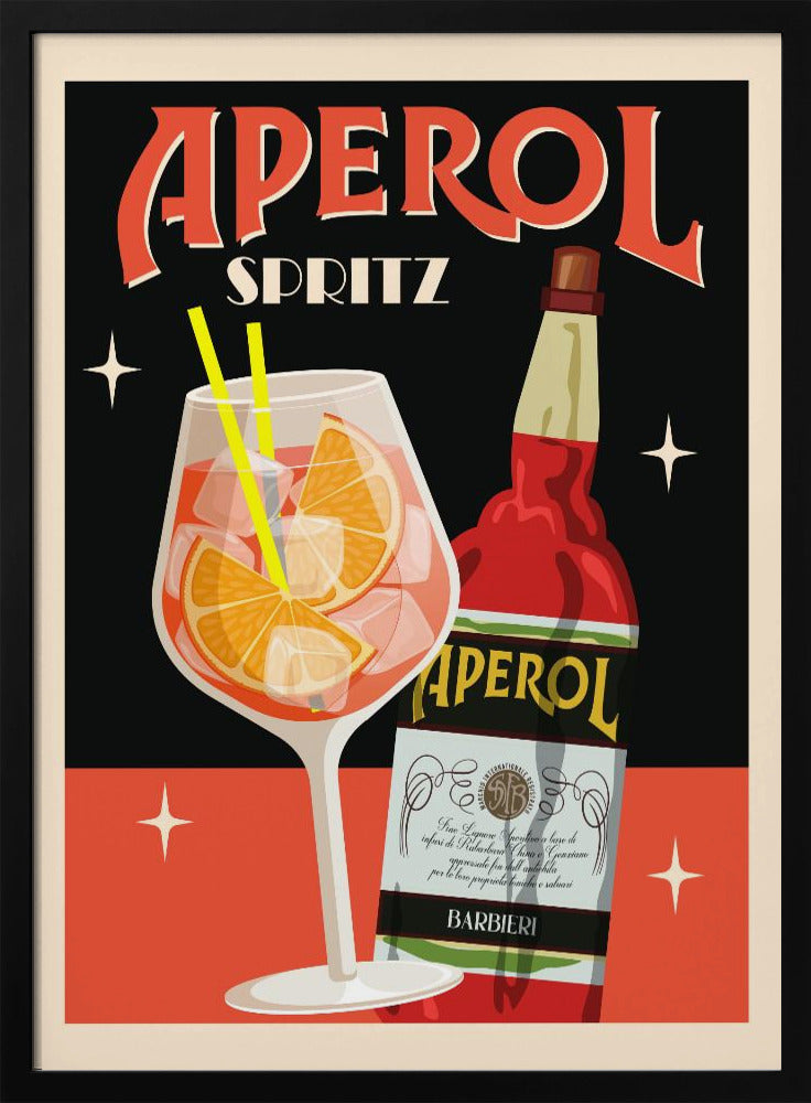 Aperol Spritz_Black | Poster