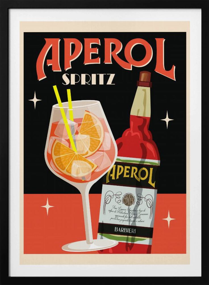 Aperol Spritz_Black | Poster