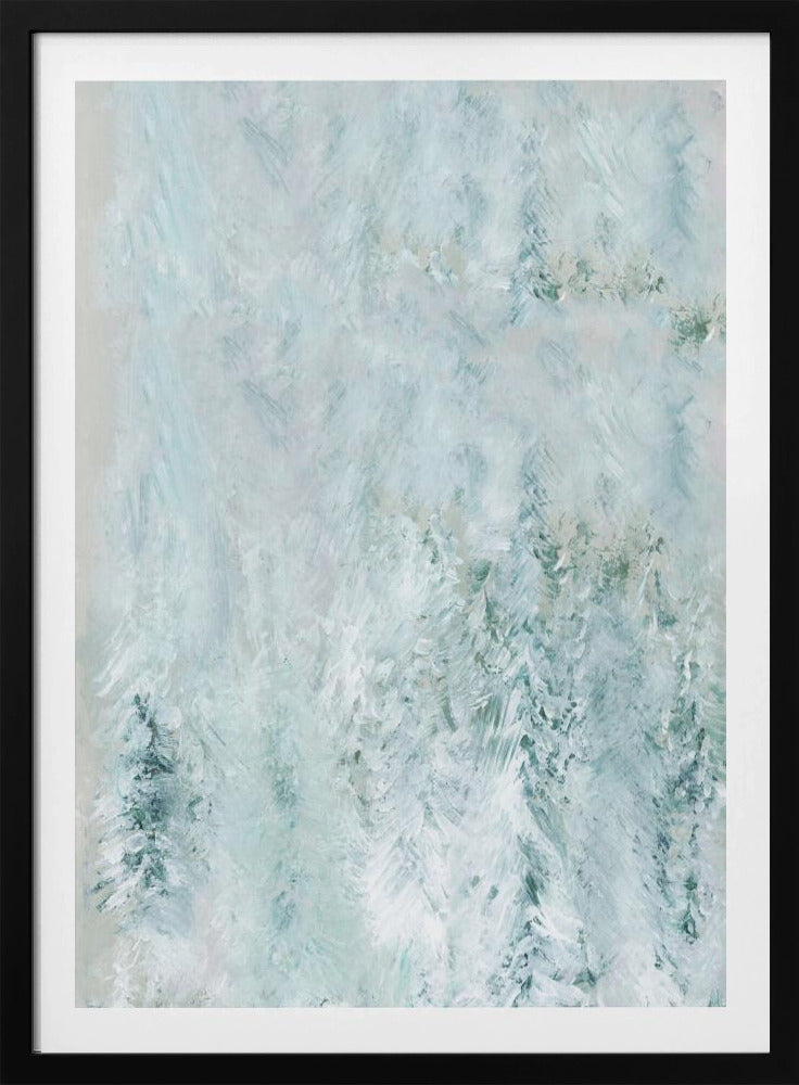 Winter White Forest Scene 1 | Poster
