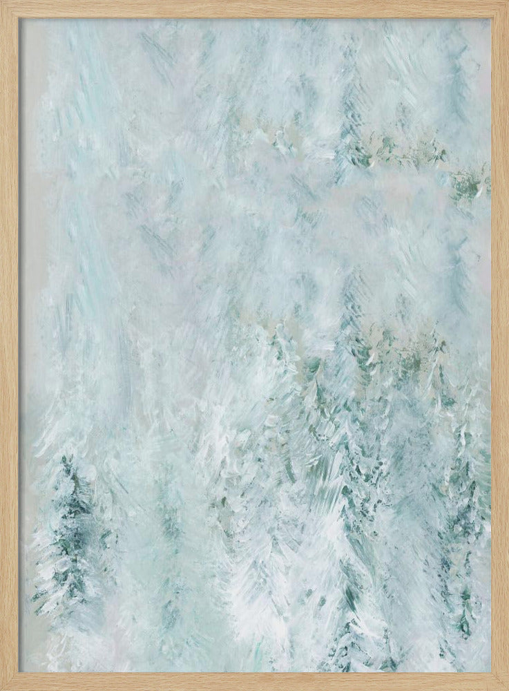Winter White Forest Scene 1 | Poster