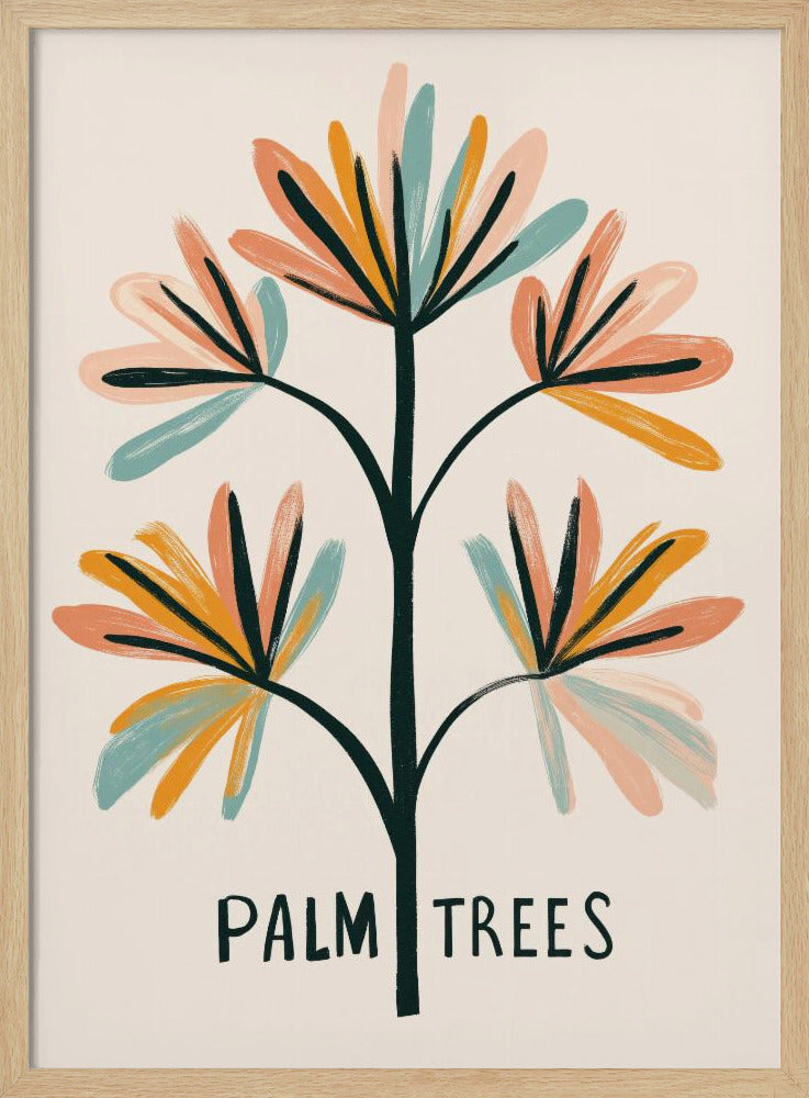 Tropical Brushstrokes | Poster