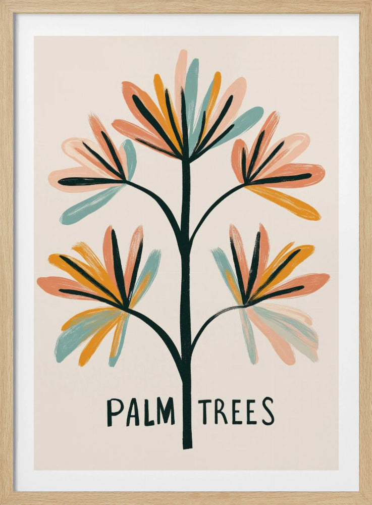 Tropical Brushstrokes | Poster