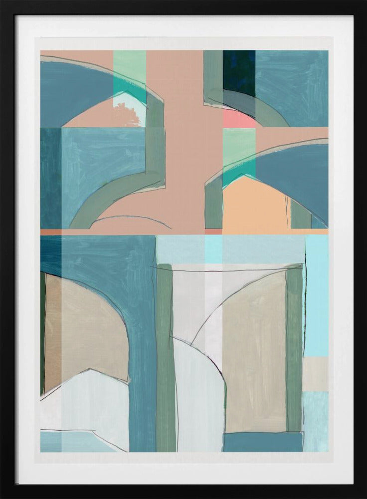 Abstract Arches No1 | Poster