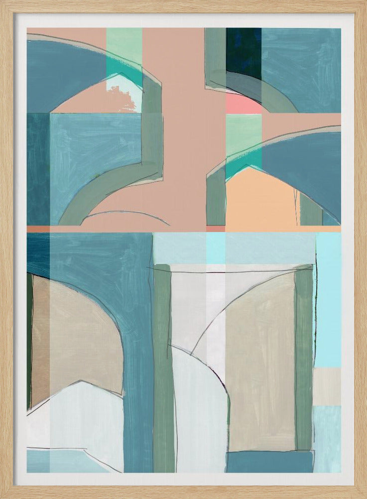 Abstract Arches No1 | Poster
