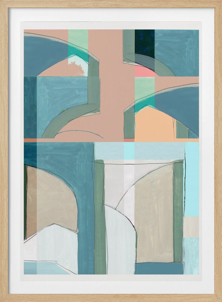 Abstract Arches No1 | Poster