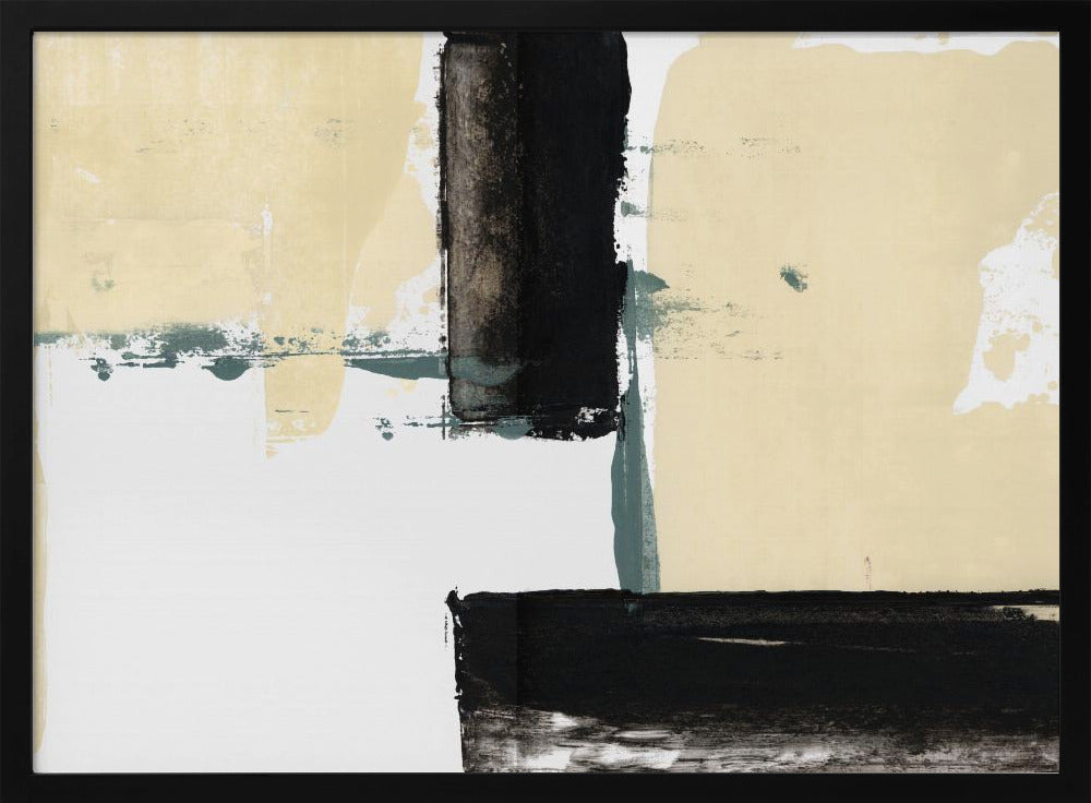 Neutral &amp; Black Art Print No 1 | Poster