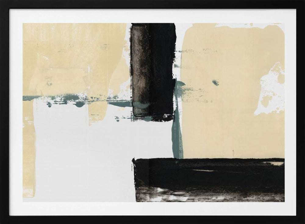 Neutral &amp; Black Art Print No 1 | Poster