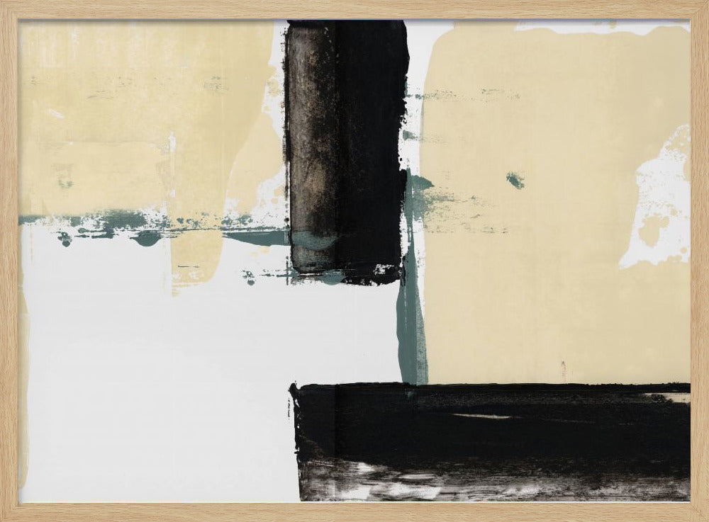 Neutral &amp; Black Art Print No 1 | Poster